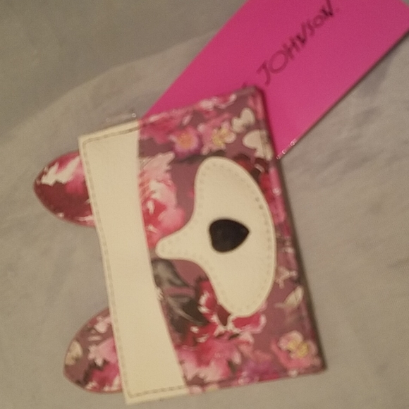 Betsey Johnson card case mauve NWT - Picture 5 of 6